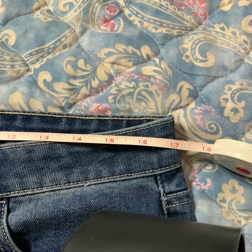 Express Blue Embellished Jeans - Picture 5 of 7